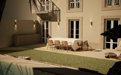 Luxury T3 Apartment with Pool and Garden for Sale in Graça, Lisbon